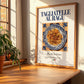 Tagliatelle al Ragu – Italian Pasta, Osteria Print, no-text version framed in wood