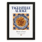 Tagliatelle al Ragu – Italian Pasta, Osteria Print, in sleek black frame