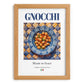 Gnocchi – Italian Pasta, Trattoria Poster, set in oak frame