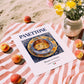 Panettone – Italian Dessert Dish, Fine Dining Restaurant Painting, unframed on coastal sand
