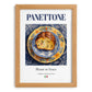Panettone – Italian Dessert Dish, Fine Dining Restaurant Painting, set in oak frame