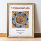 Vitello Tonnato – Italian Meat Dish, Restaurant Painting, in wooden frame leaning on the floor