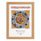 Vitello Tonnato – Italian Meat Dish, Restaurant Painting, set in oak frame