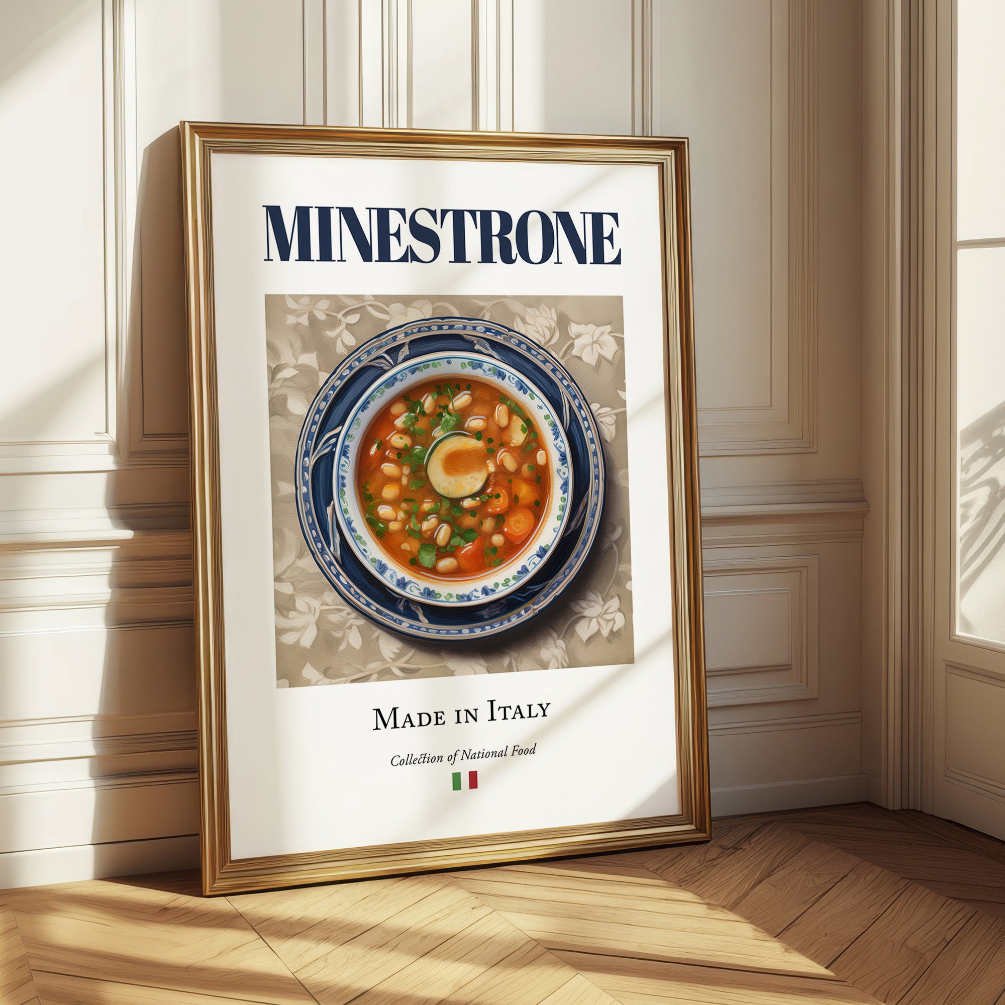 Minestrone – Italian Soup Dish, Restaurant Wall Art