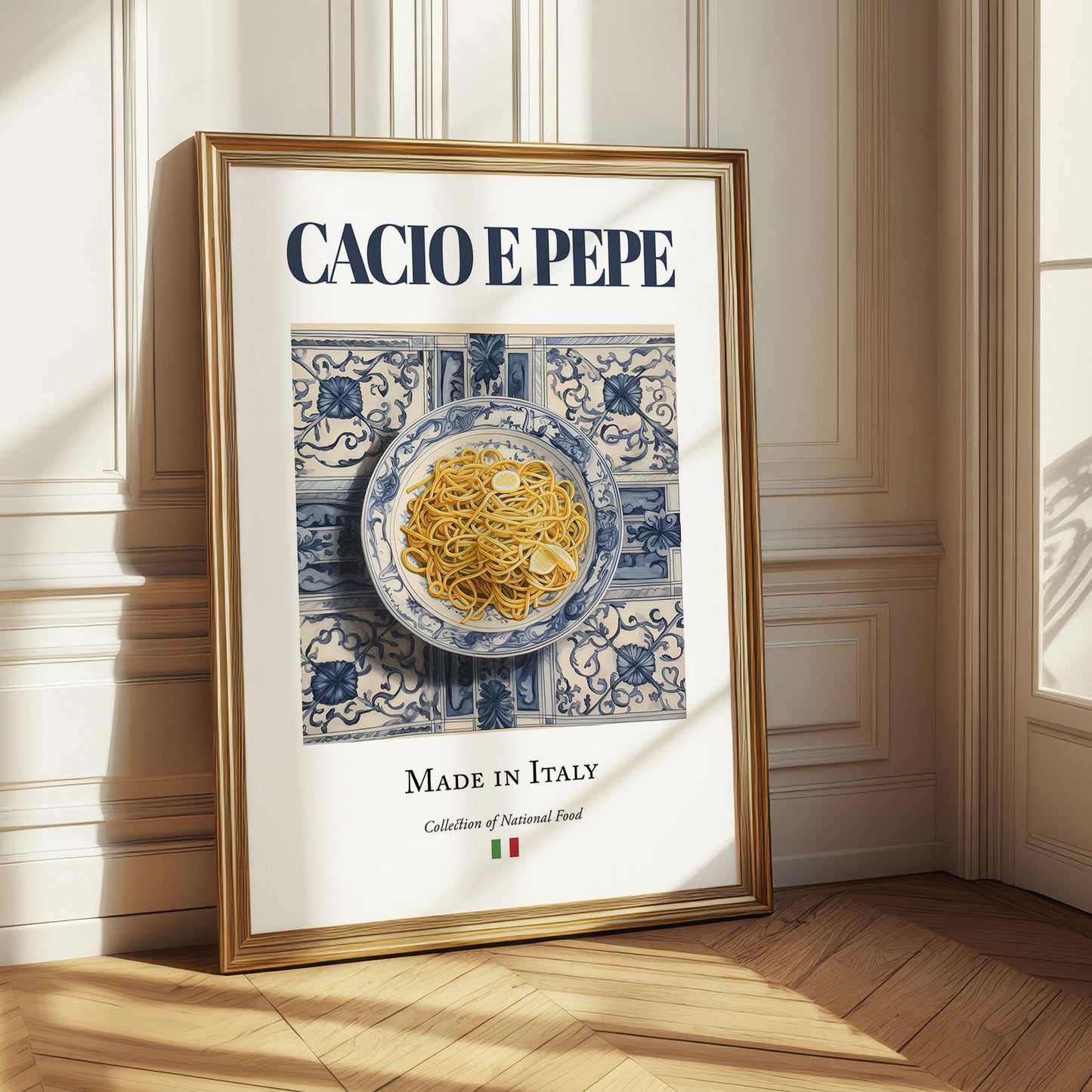 Cacio e Pepe – Italian Pasta, Osteria Illustration