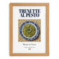 Trenette al Pesto – Italian Pasta, Trattoria Wall Art, set in oak frame