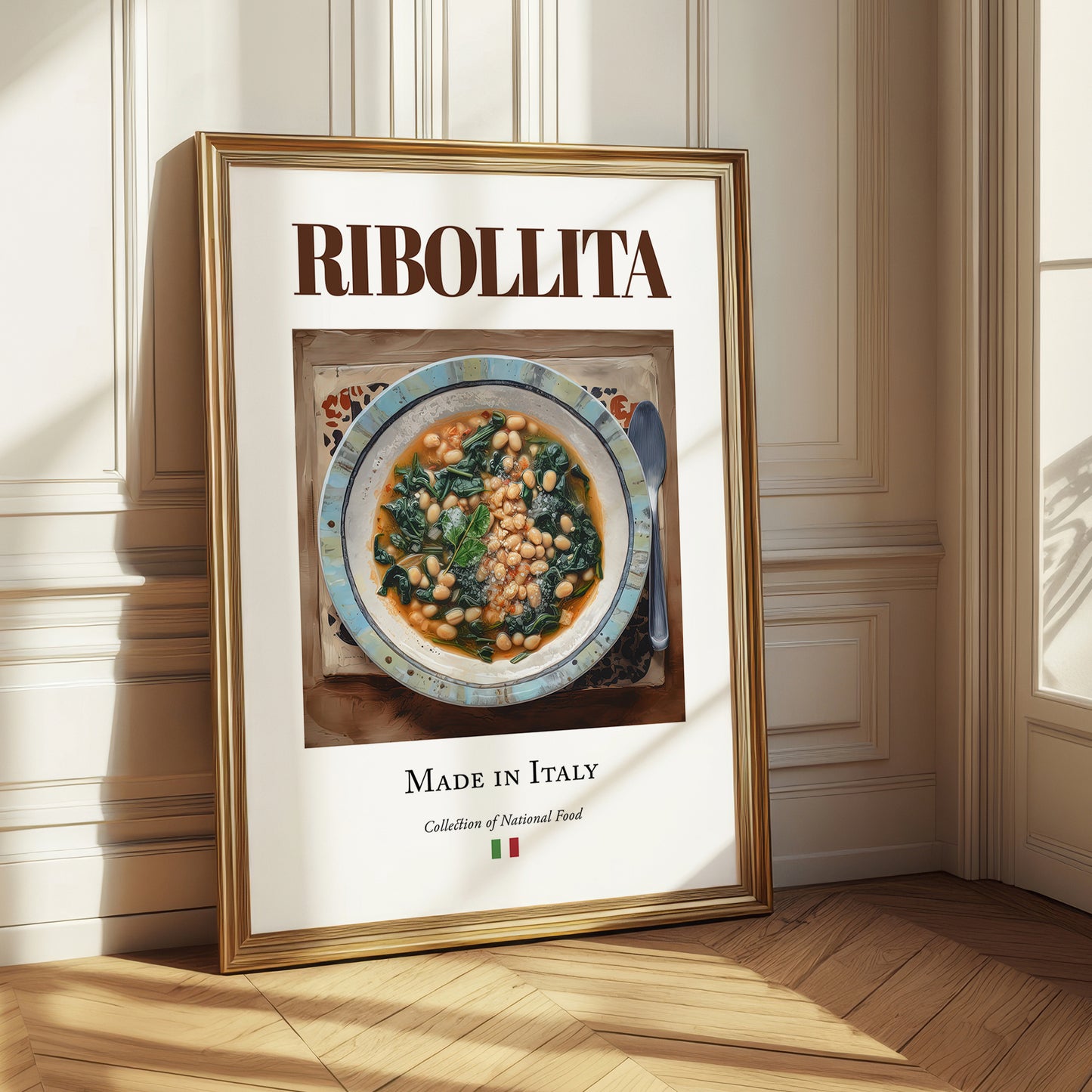 Ribollita – Italian Soup Dish, Food Bar Print