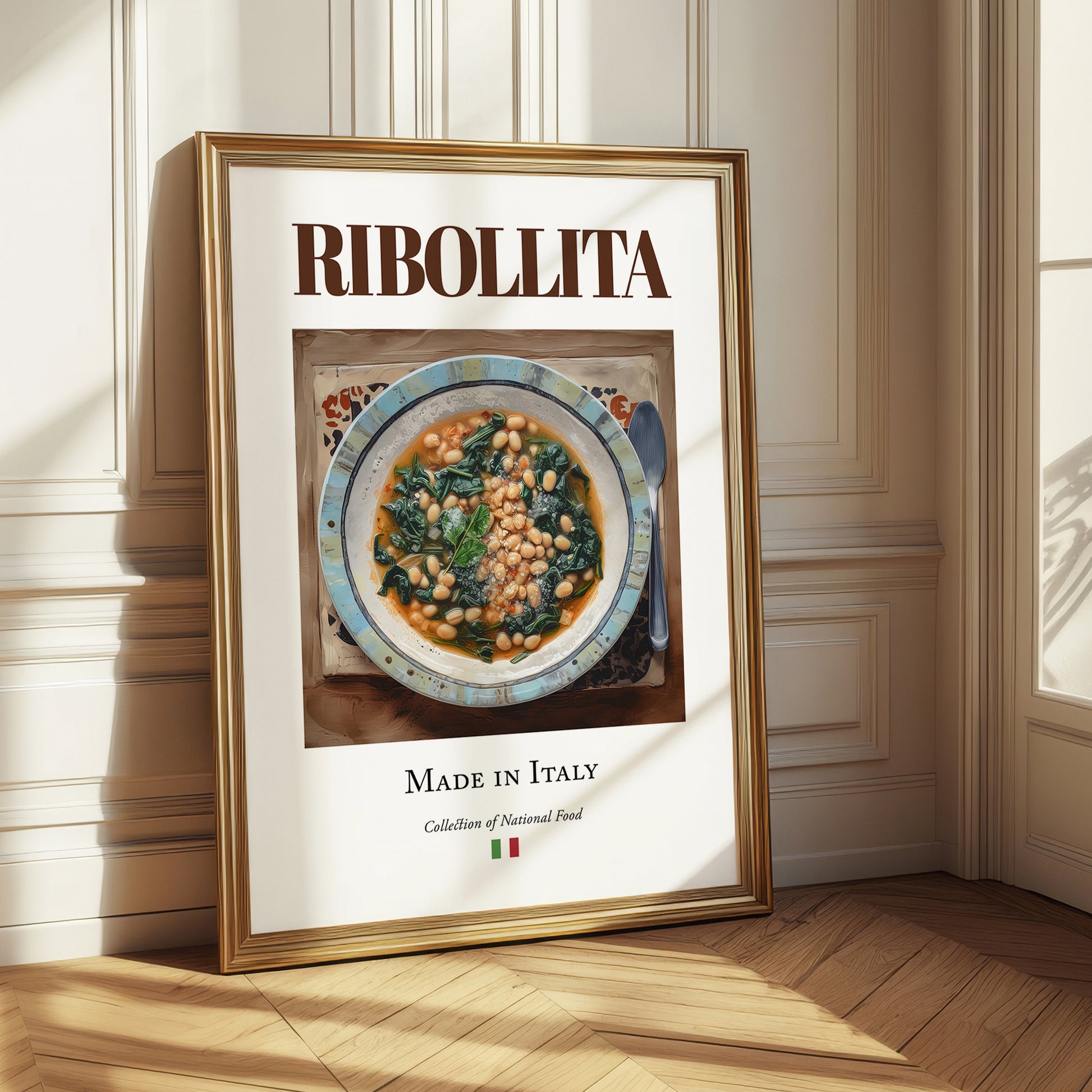 Ribollita – Italian Soup Dish, Food Bar Print