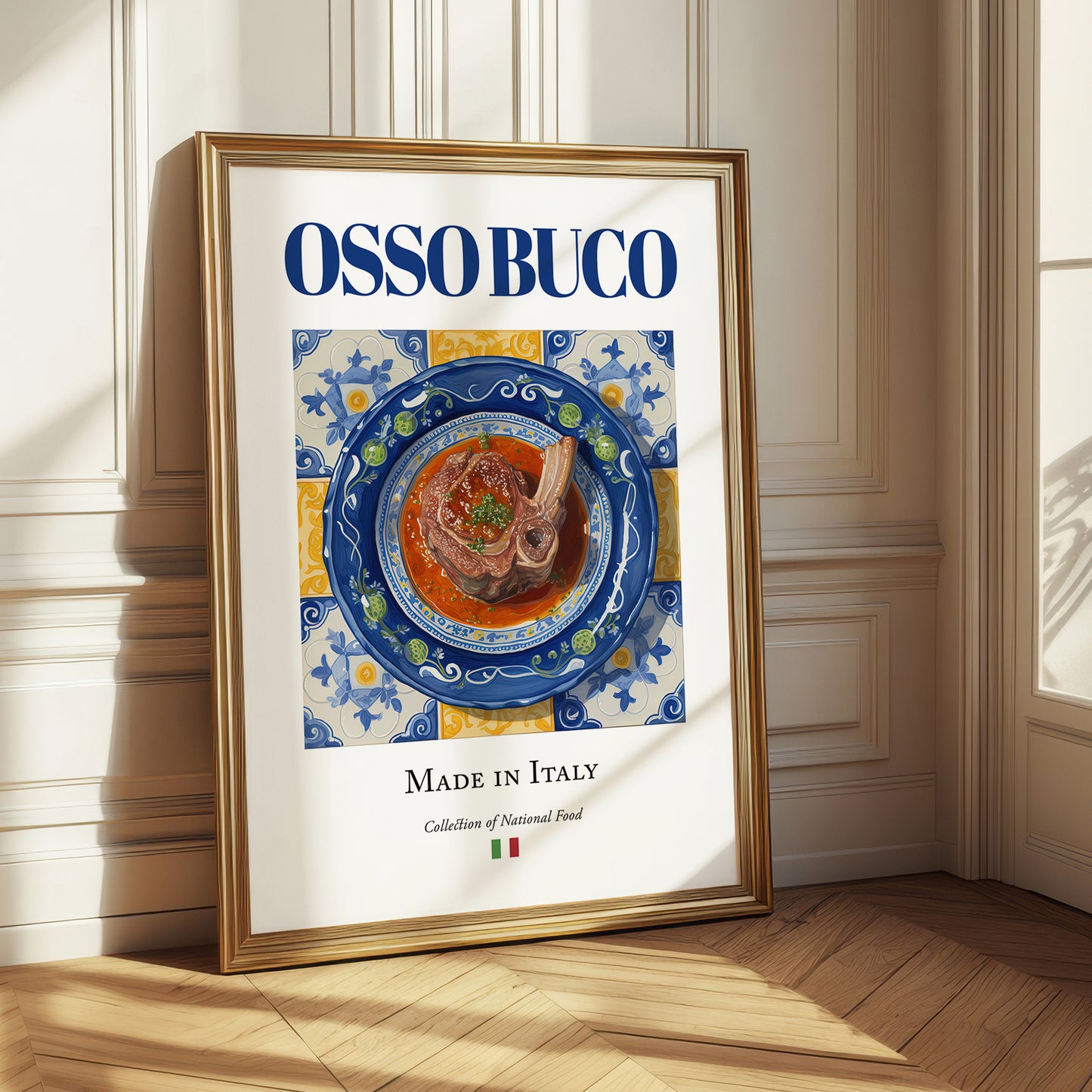 Osso Buco – Italian Meat Dish, Tavern Poster