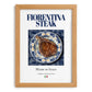 Fiorentina Steak – Italian Meat Dish, Farmhouse Kitchen Print, set in oak frame