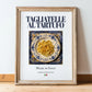Tagliatelle al Tartufo – Italian Pasta, Osteria Still Life, in wooden frame leaning on the floor