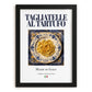 Tagliatelle al Tartufo – Italian Pasta, Osteria Still Life, in sleek black frame