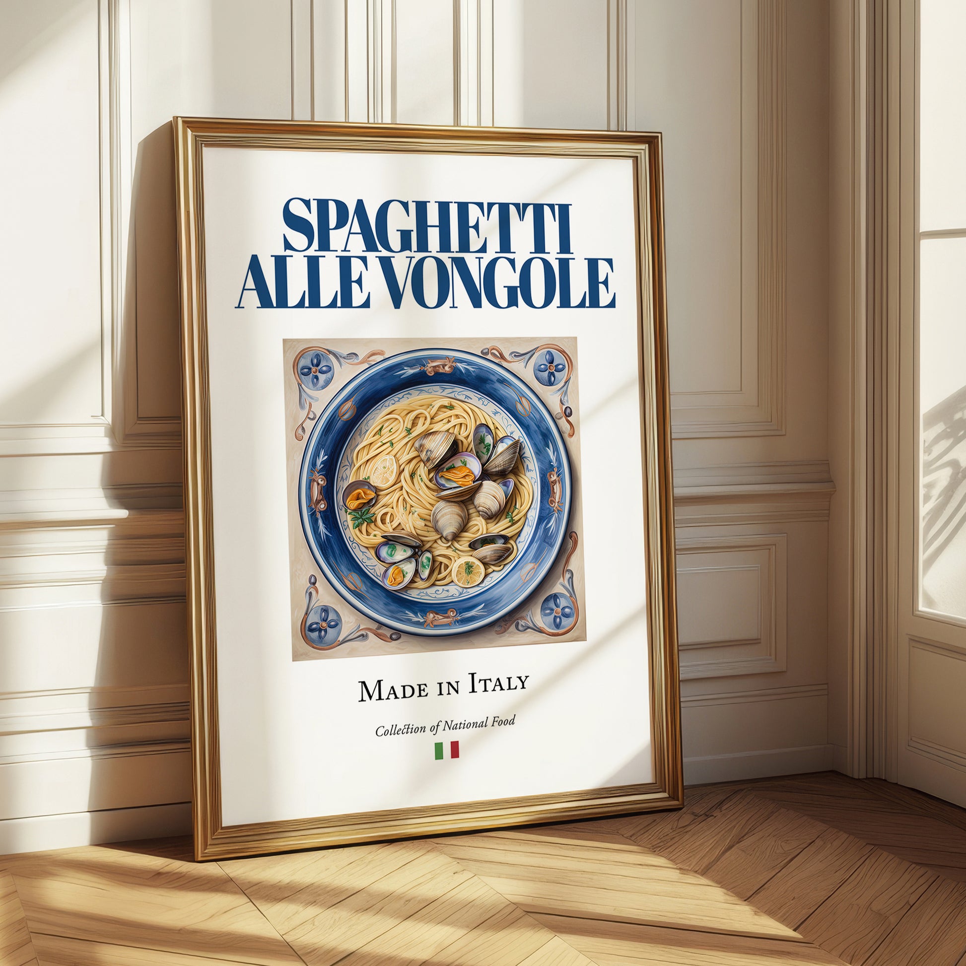 Spaghetti alle Vongole – Italian Pasta, Restaurant Still Life