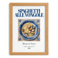 Spaghetti alle Vongole – Italian Pasta, Restaurant Still Life, set in oak frame