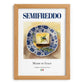 Semifreddo – Italian Dessert Dish, Restaurant Painting, set in oak frame
