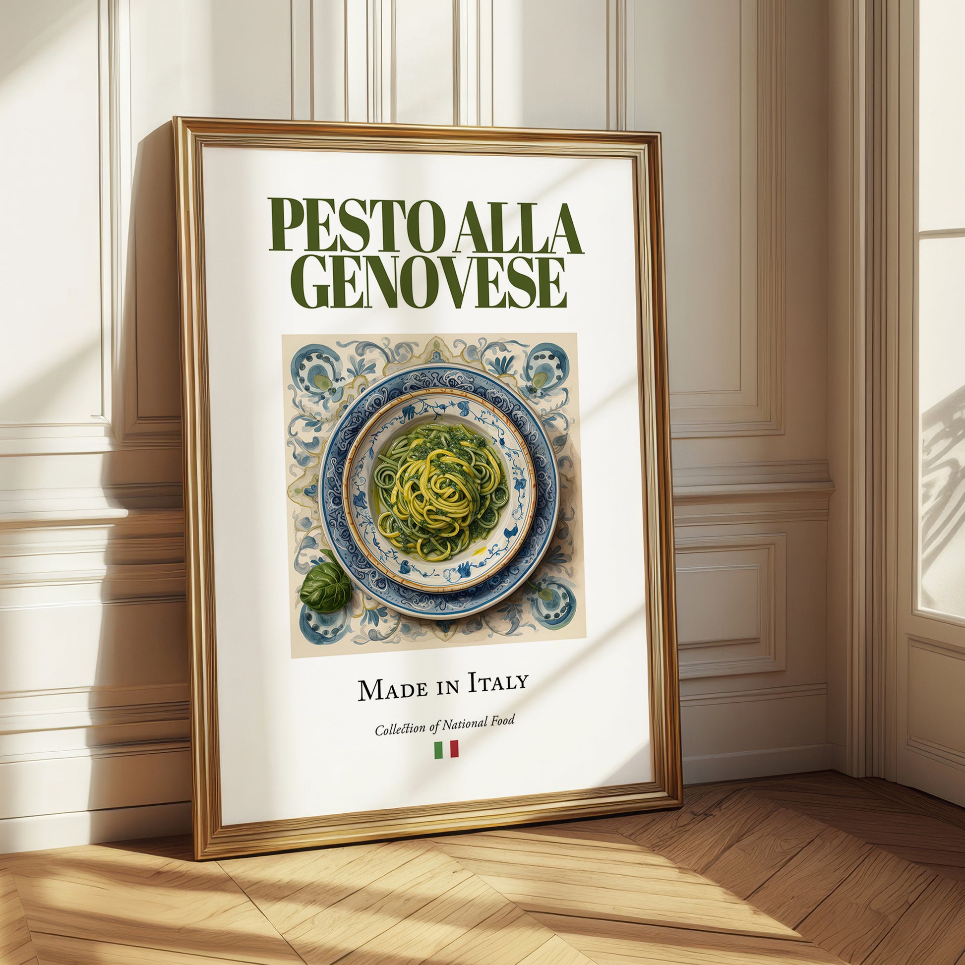 Pesto alla Genovese – Italian Sauce Dish, Bistro Poster