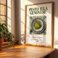 Pesto alla Genovese – Italian Sauce Dish, Bistro Poster, no-text version framed in wood