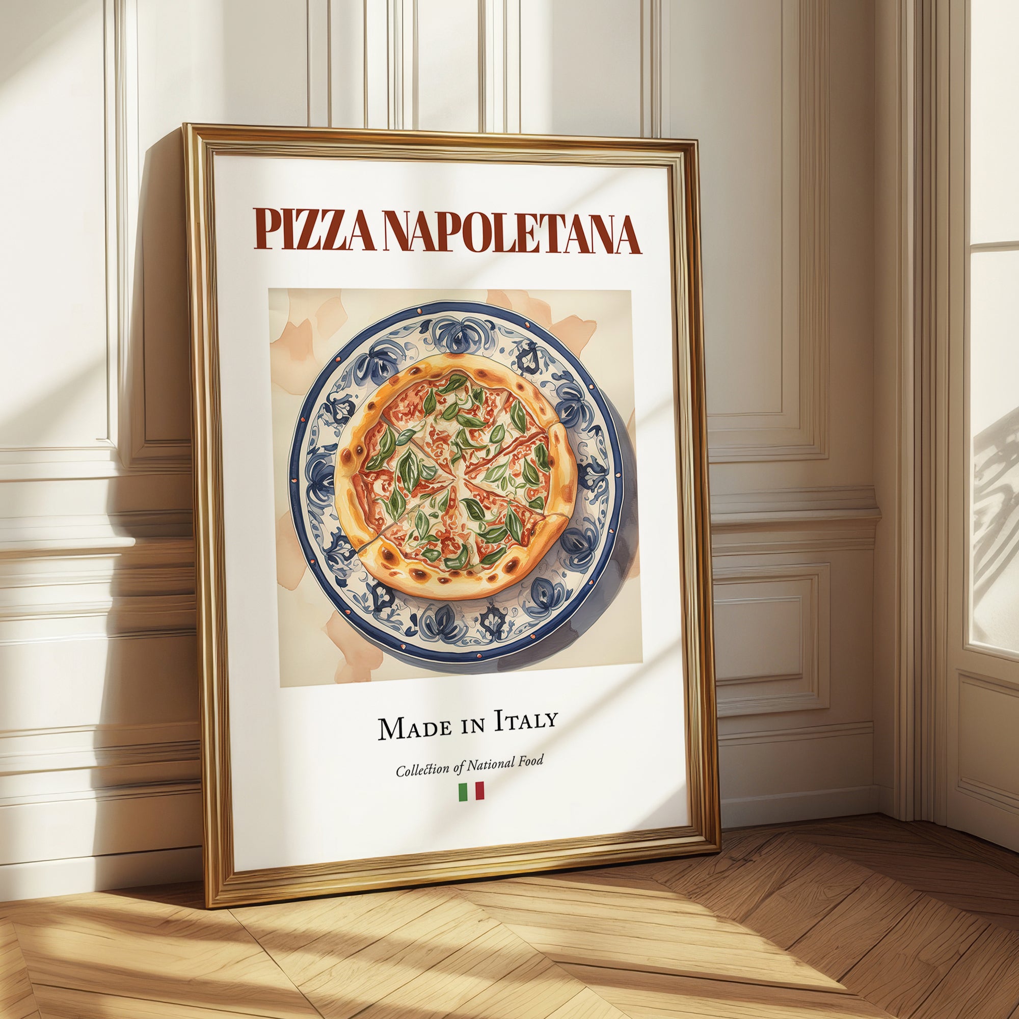 Neapolitan-Style Pizza – Italian Pizza, Ristorante Poster
