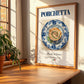 Porchetta – Italian Meat Dish, Tavern Print, no-text version framed in wood