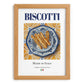 Biscotti – Italian Dessert Dish, Tavern Still Life, set in oak frame