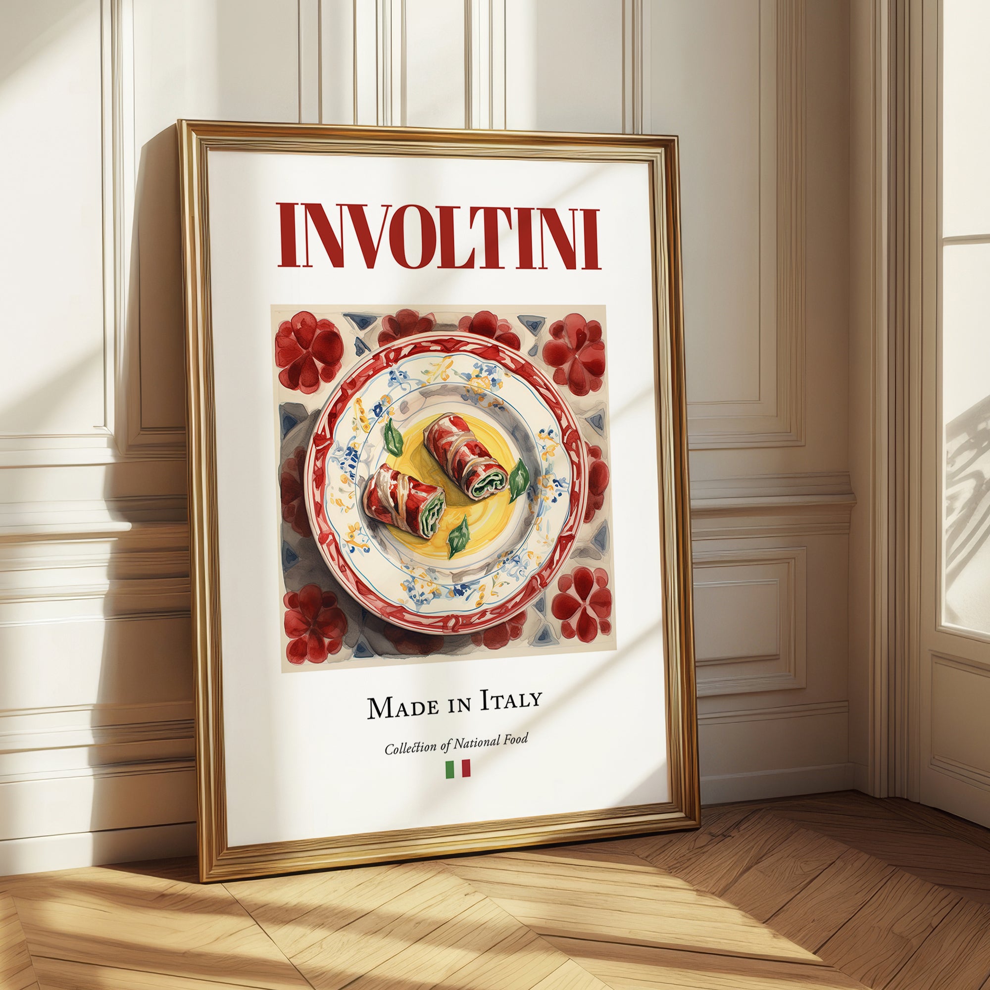 Involtini – Italian Meat Dish, Brasserie Poster