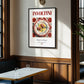 Involtini – Italian Meat Dish, Brasserie Poster, clean layout with no caption