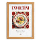 Involtini – Italian Meat Dish, Brasserie Poster, set in oak frame