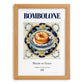 Bombolone – Italian Dessert Dish, Café Wall Decor, set in oak frame