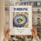 Torrone – Italian Dessert Dish, Tavern Poster, styled in a charming Paris street view
