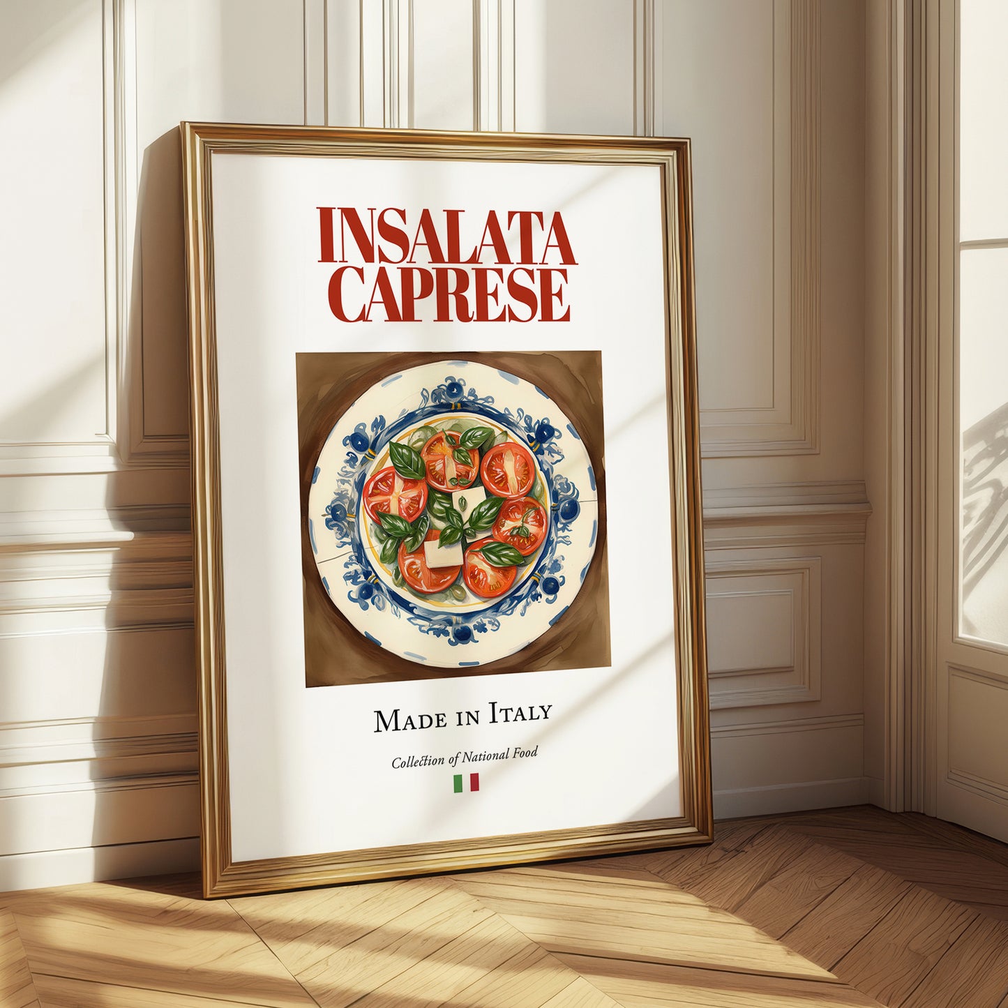 Insalata Caprese – Italian Salad Dish, Food Bar Painting
