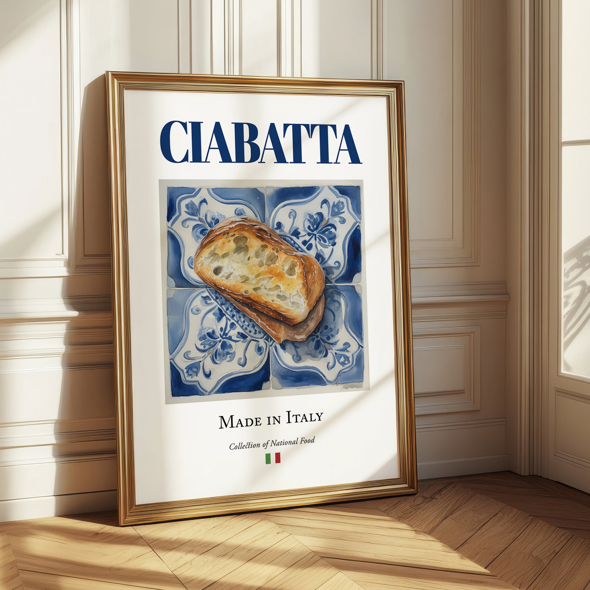 Ciabatta – Italian Bread Dish, Brasserie Poster
