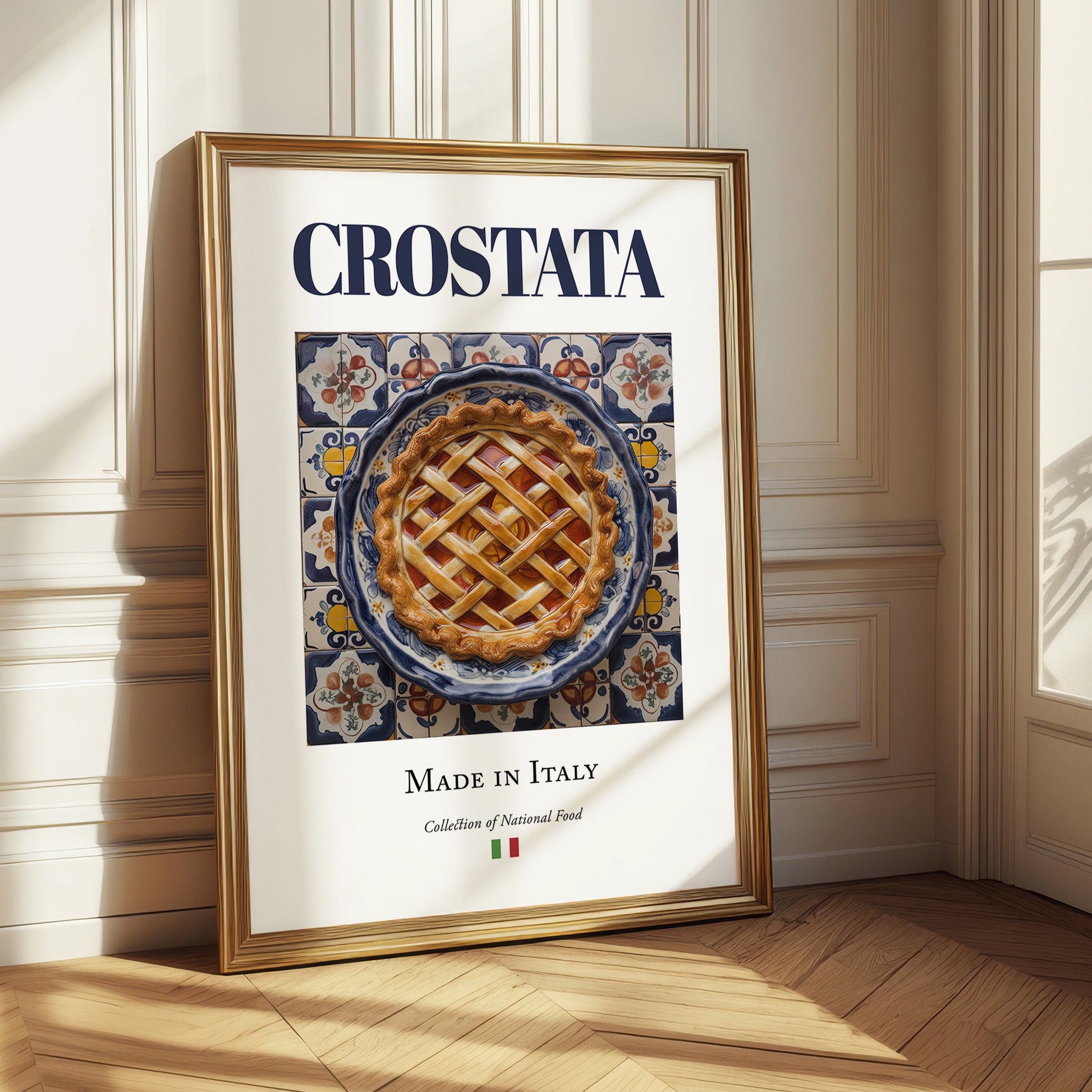 Crostata – Italian Dessert Dish, Bistro Poster