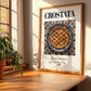 Crostata – Italian Dessert Dish, Bistro Poster, no-text version framed in wood