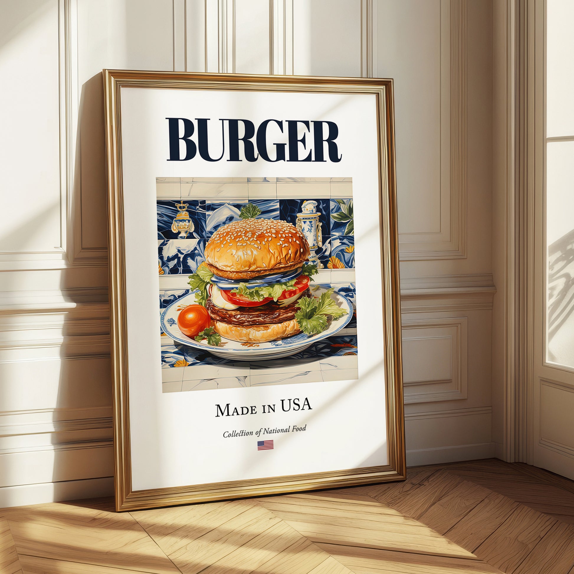 Burger – American Snack Dish, Café Art