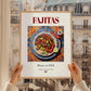 Fajitas – American Dish, Brasserie Print, styled in a charming Paris street view