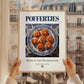 Poffertjes – Dutch Dessert Dish, Bistro Poster, styled in a charming Paris street view