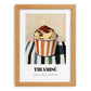 Tiramisu – on Striped Tablecloth, Gelato Wall Decor, set in oak frame