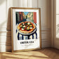Pizza Ortolana – Italian Café on the Corner, Pizza Poster