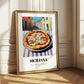 Pizza Siciliana – Italian Street Café Scene, Pizza Painting