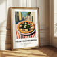 Pizza Salsiccia E Friarielli – Italian Café on the Corner, Pizza Print