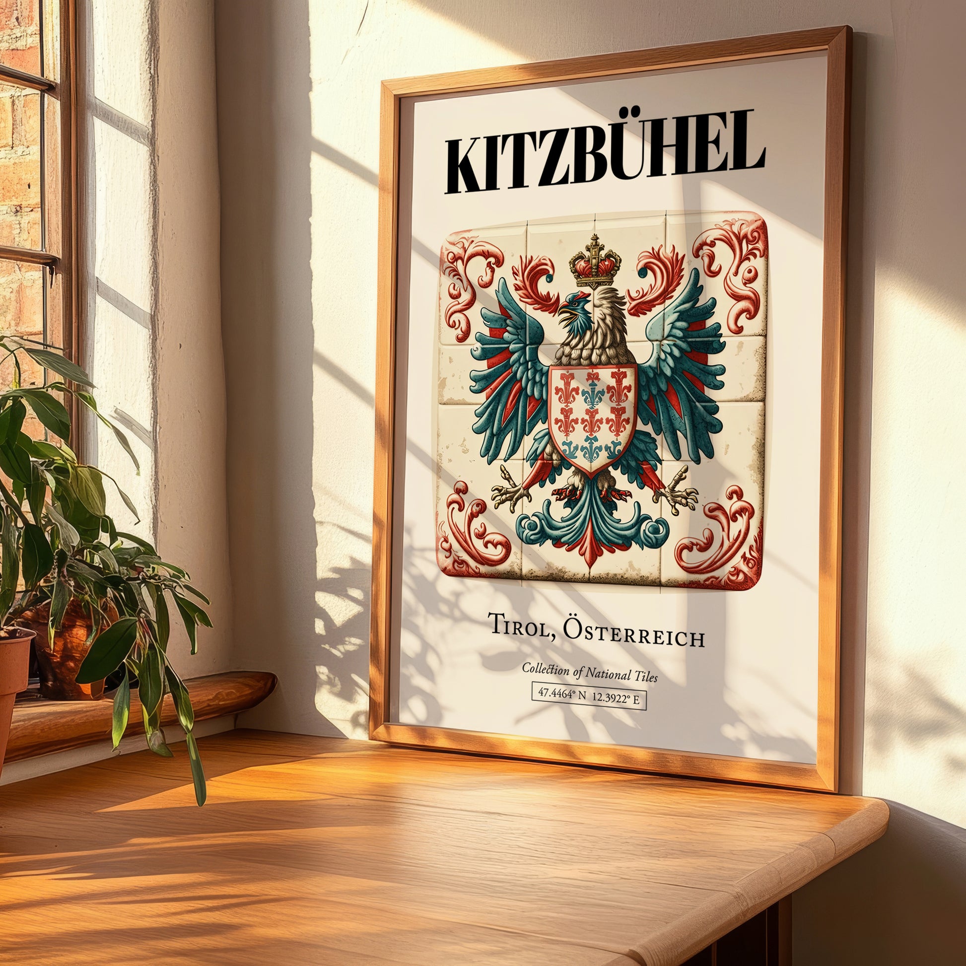 Kitzbühel, Austria – Travel Print, clean layout with no caption