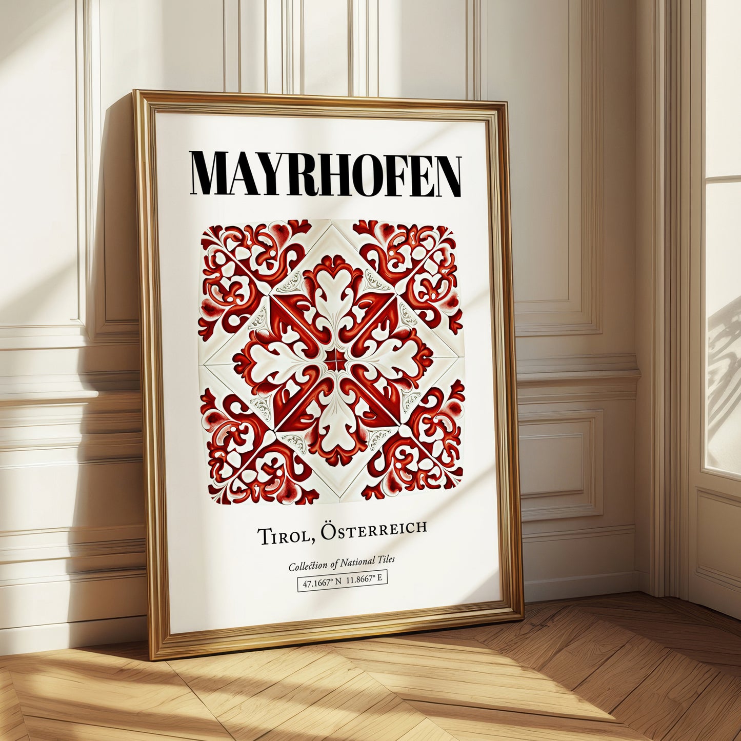 Mayrhofen, Austria – Cultural Heritage Wall Art, styled in a charming Paris street view