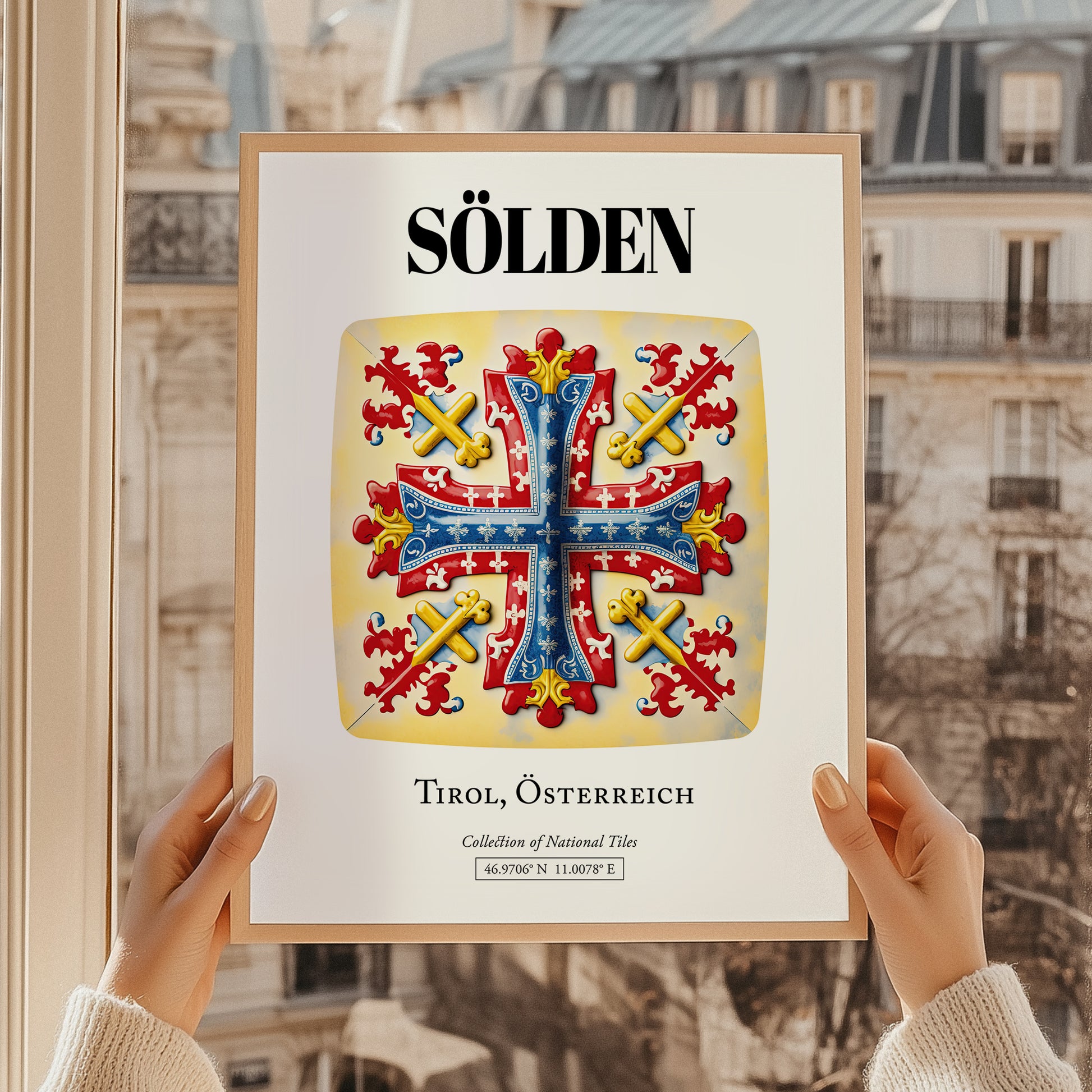 Sölden, Austria – Tourist Destination Poster
