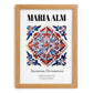 Maria Alm, Austria – Travel Poster, set in oak frame