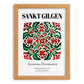 Sankt Gilgen, Austria – Cultural Heritage Wall Art, set in oak frame