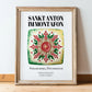 Sankt Anton Im Montafon, Austria – World Travel Art, in wooden frame leaning on the floor