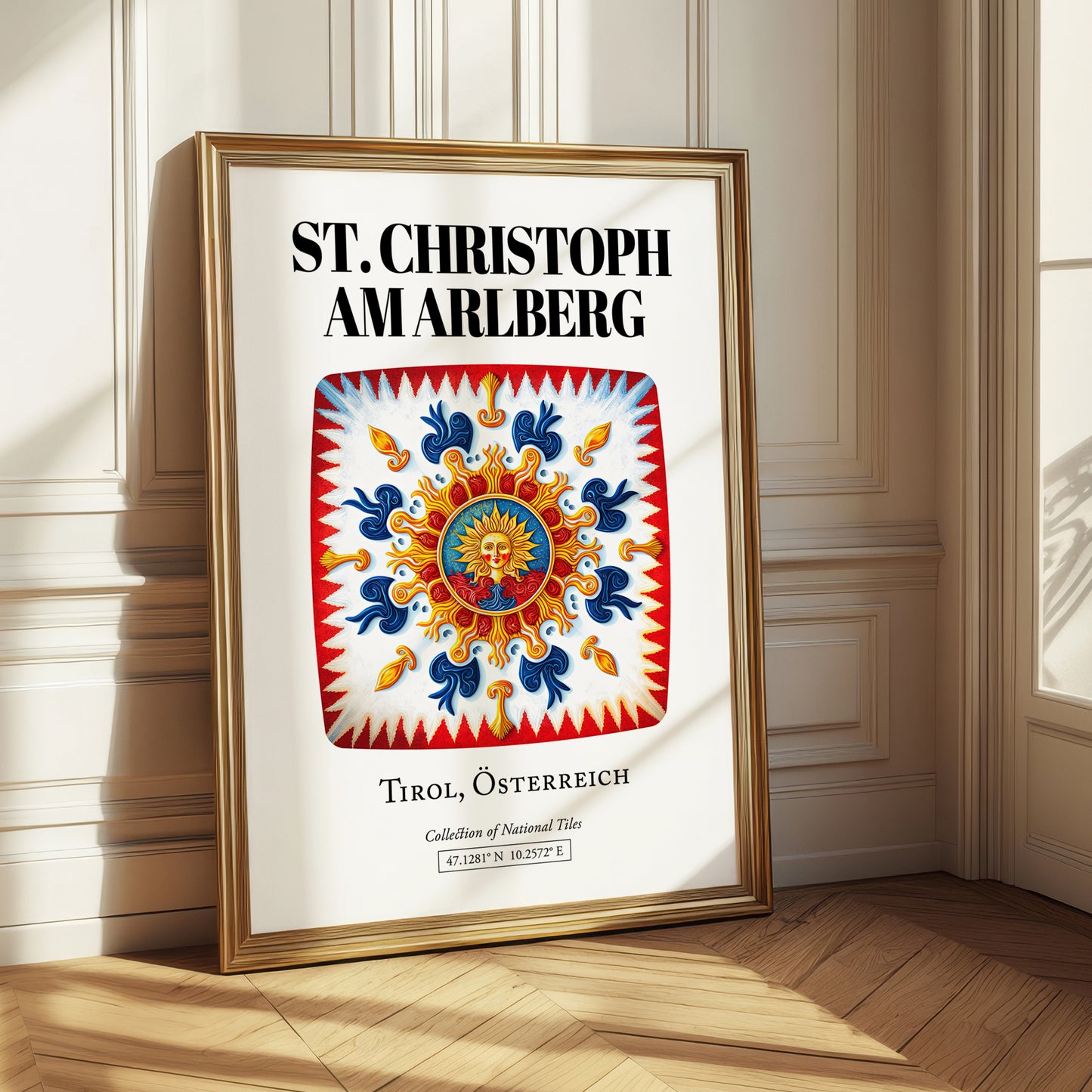 St. Christoph Am Arlberg, Austria – Architectural Travel Art, styled in a charming Paris street view