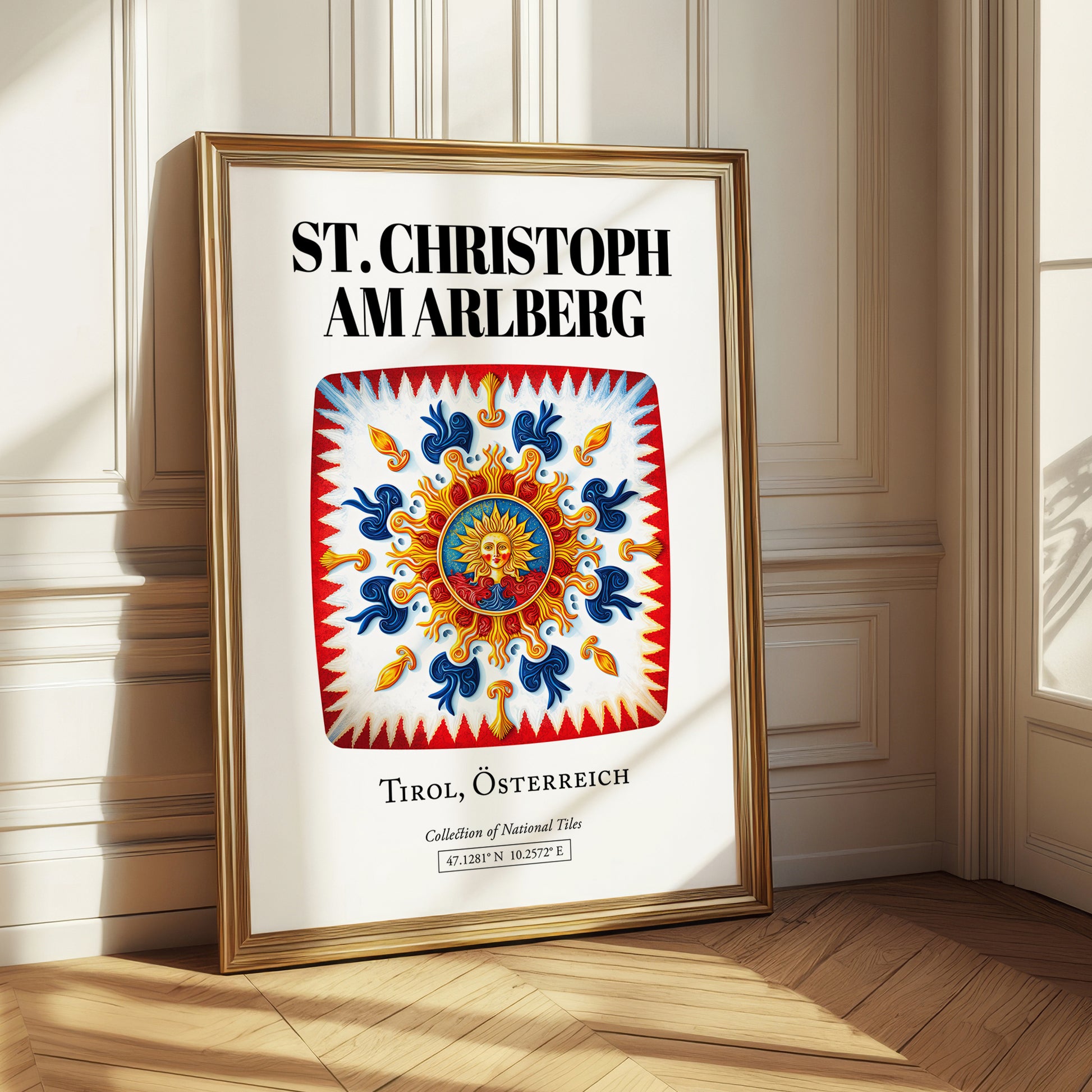 St. Christoph Am Arlberg, Austria – Architectural Travel Art, styled in a charming Paris street view