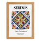 Serfaus, Austria – Global Cities Wall Print, set in oak frame