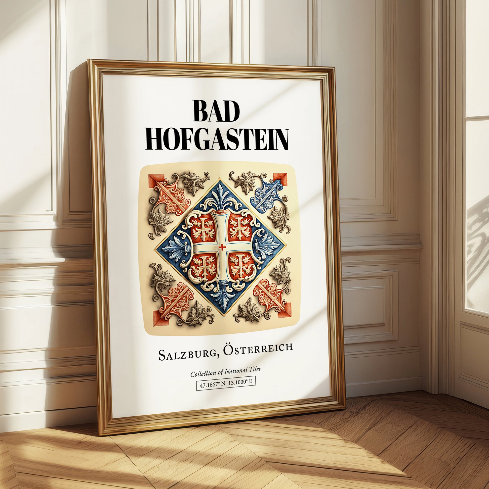 Bad Hofgastein, Austria – Travel Poster, styled in a charming Paris street view